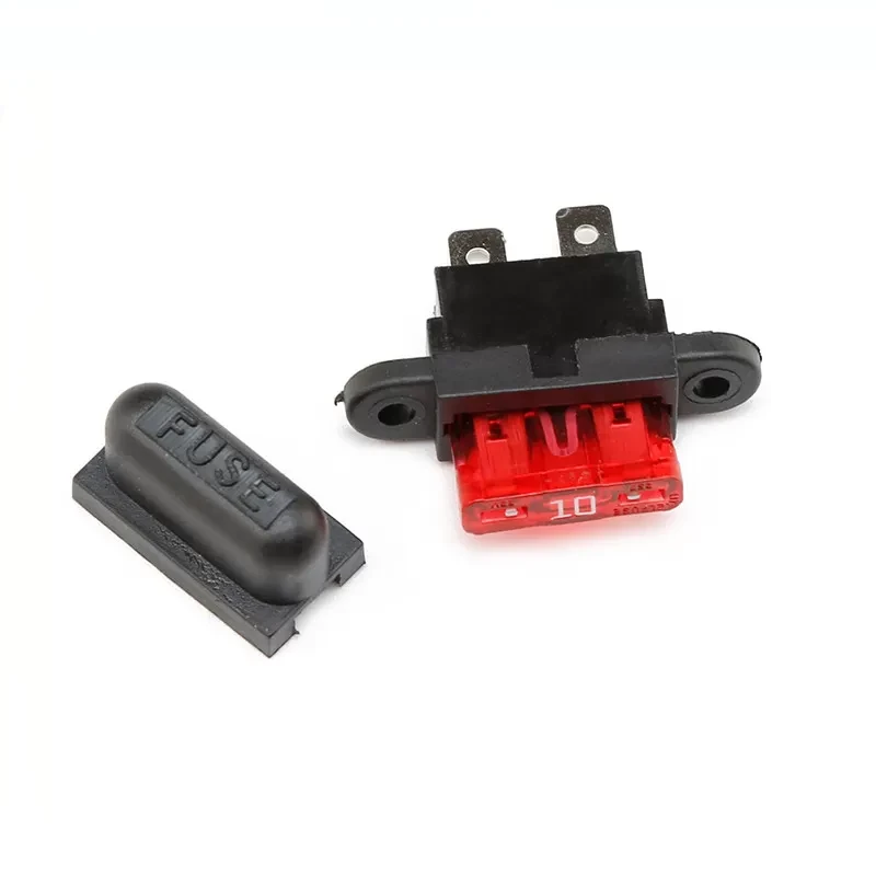 sl_703c auto blade fuse holder 30a tin plated brass contact