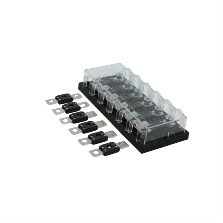 100A 48V ANM MEGA Inline Fuse Holder Bolt-Down Studs 4 Way 6 Way Fuse Box