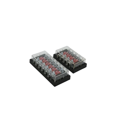 4P 6P - Midi Fuse Holder Offset Battery Plate Kits með riðlinum